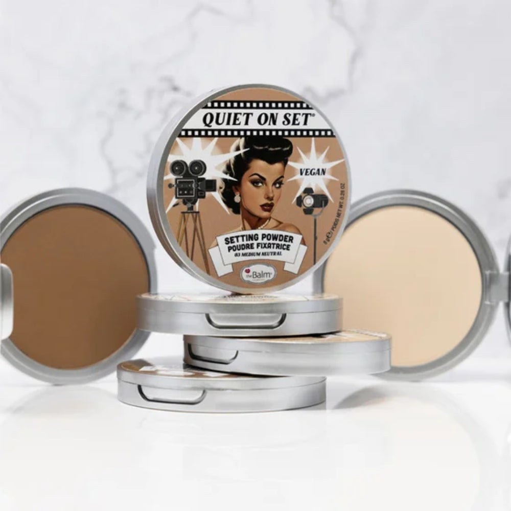 theBalm Quiet on the Set 03 Medium Neutral Setting Powder
