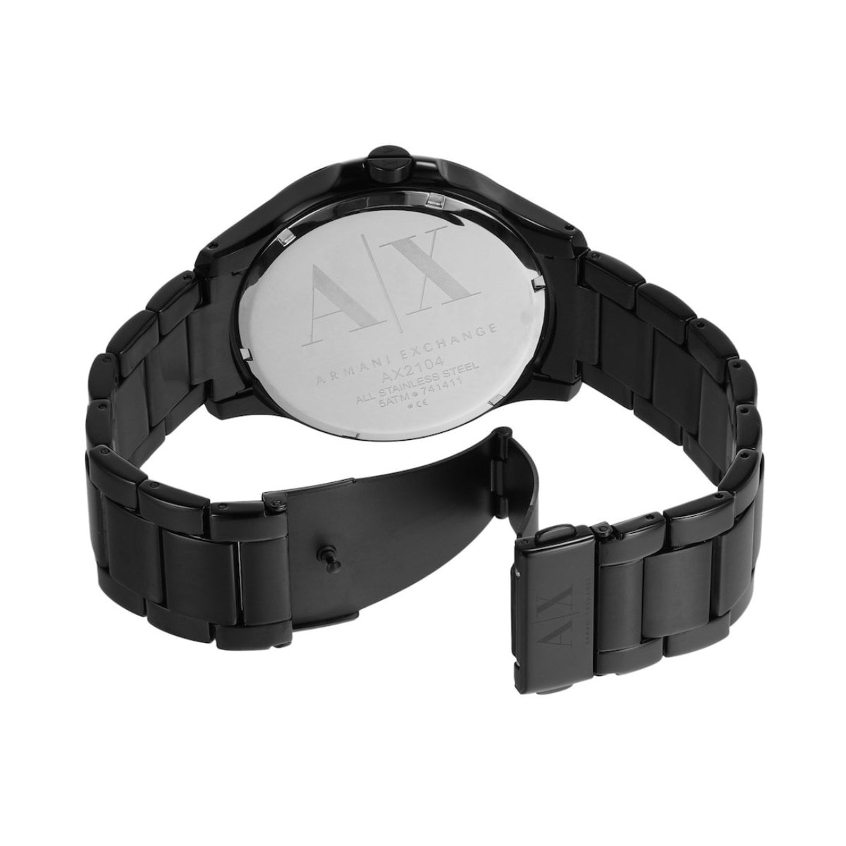 Armani Exchange Hampton Men's 44mm Bracelet Watch - Black