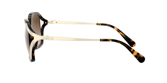 Coach Women's Sunglasses Square - Brown Gradient Polarized/Dark Tortoise - Curacao