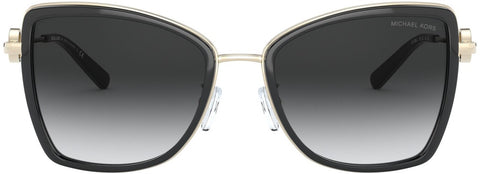 Michael Kors MK1067B - Corsica Woman Sunglasses - Grey/Black - Curacao
