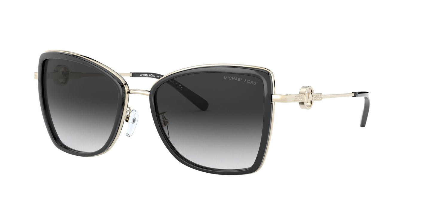Michael Kors MK1067B - Corsica Woman Sunglasses - Grey/Black - Curacao