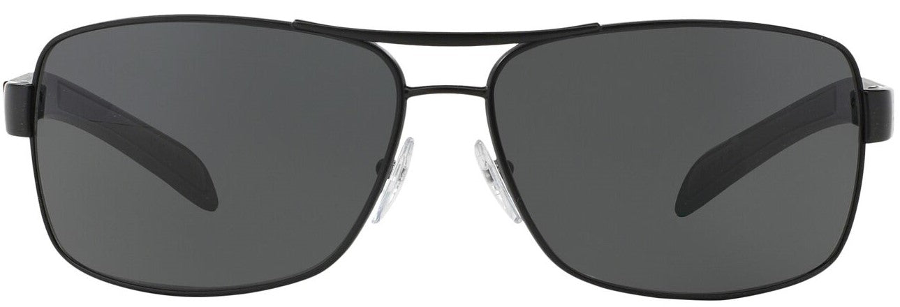 Prada Linea Rossa PS54IS Rectangle Wrap Sunglasses - Gunmetal / Gray - Curacao