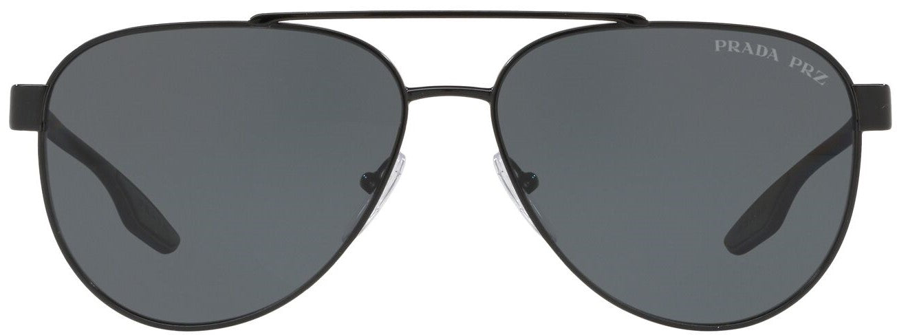 Prada PS54TS Men's Sunglasses Aviator - Silver Metal - Curacao