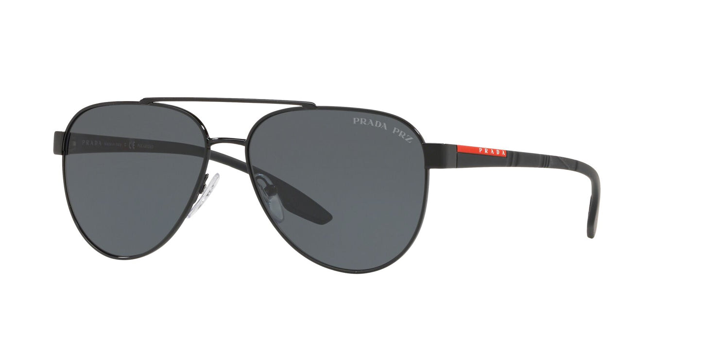 Prada PS54TS Men's Sunglasses Aviator - Silver Metal - Curacao