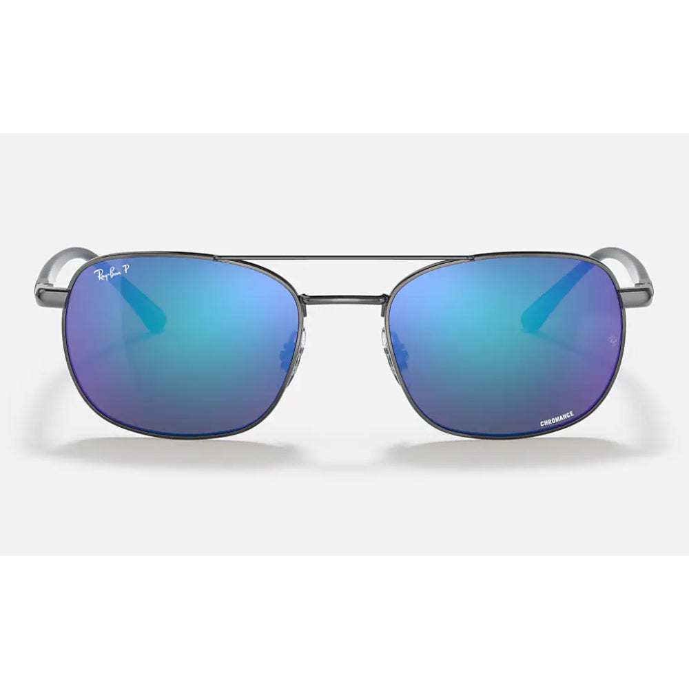 Ray-Ban Unisex Sunglass, Gray/Blue