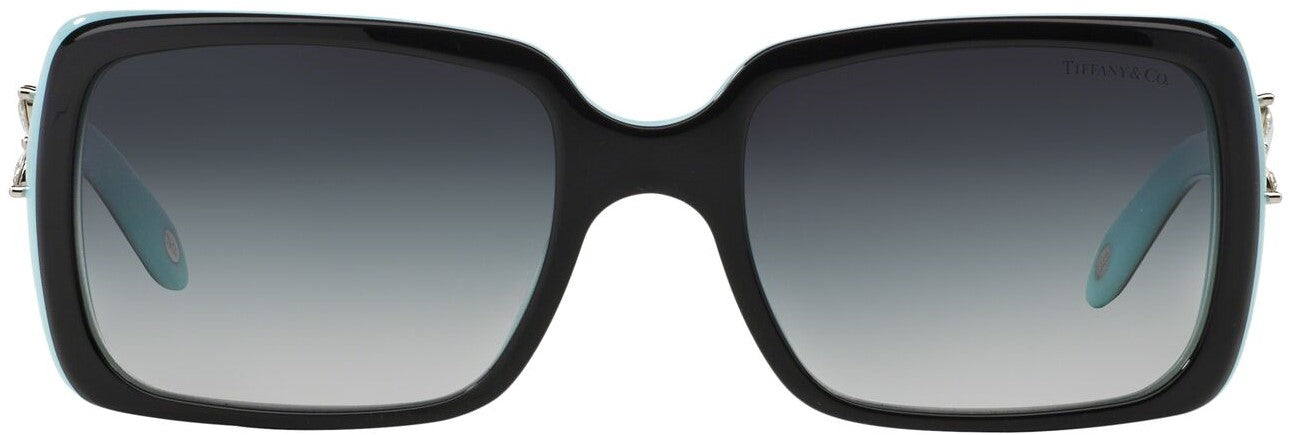 Tiffany TF4047B Women's Sunglasses Rectangle - Black/Azure Gradient - Curacao