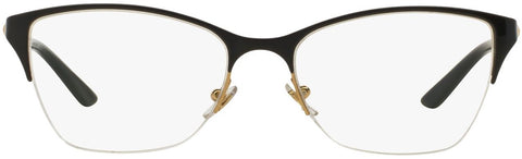 Versace VE1218 Women's Eyeglasses - Matte Black/Gold - Curacao