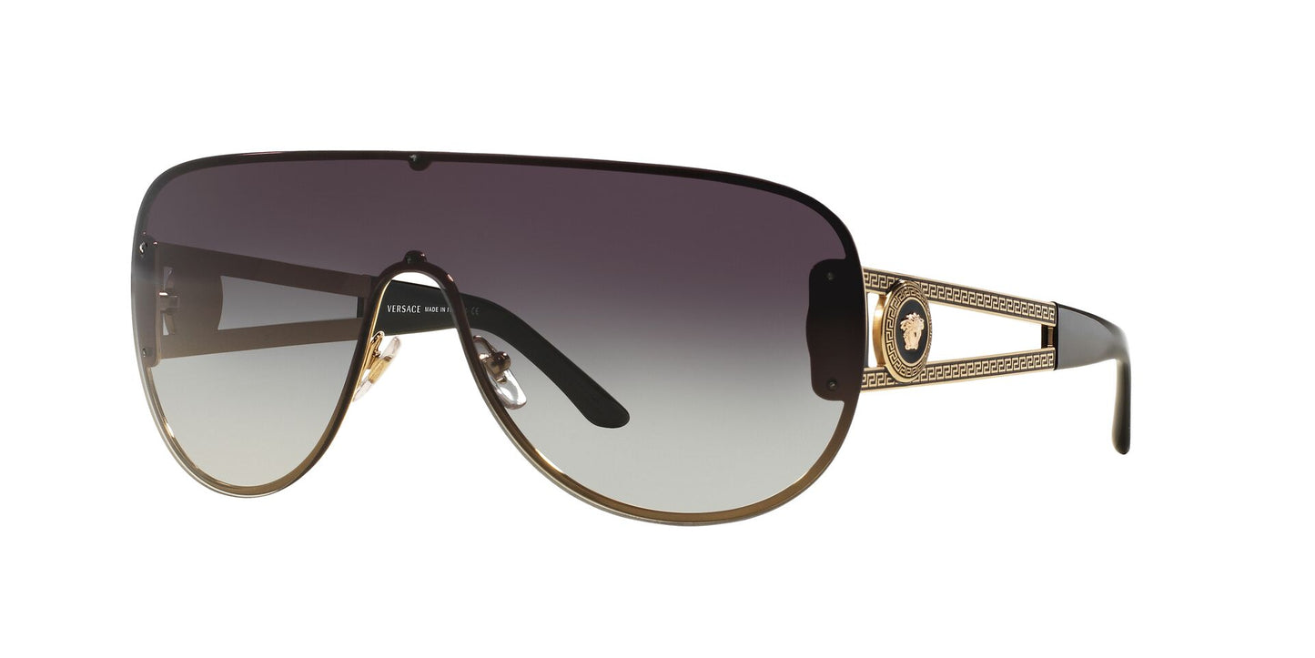 Versace VE2166 Sunglasses - Pale Gold / Grey Gradient - Curacao