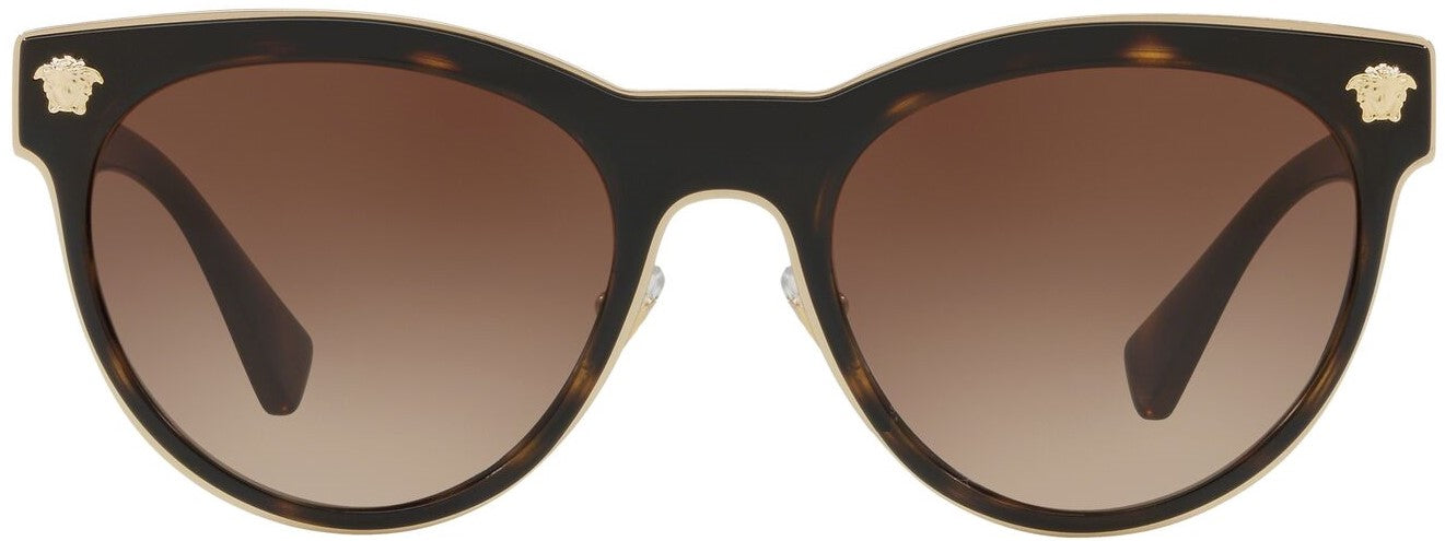 Versace VE2198 Women's Sunglasses - Dark Havana - Curacao