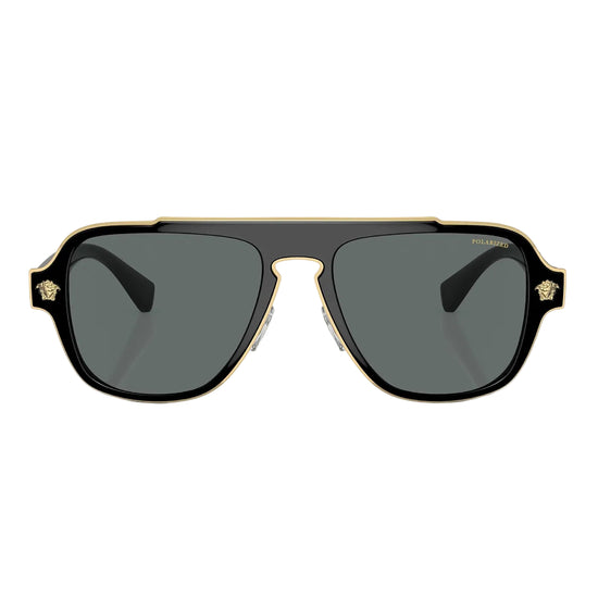 Versace Men's VE2199 Pilot Polarized Sunglasses - Curacao