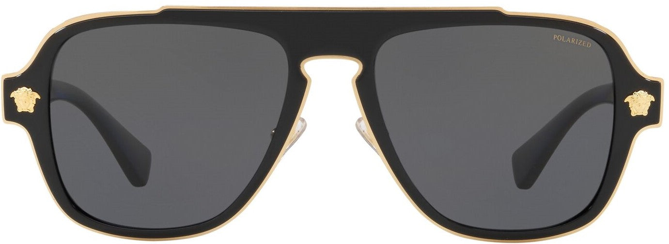 Versace Men's VE2199 Pilot Polarized Sunglasses - Curacao