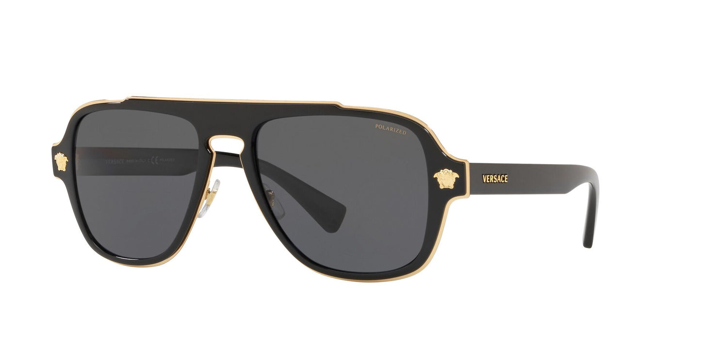 Versace Men's VE2199 Pilot Polarized Sunglasses - Curacao