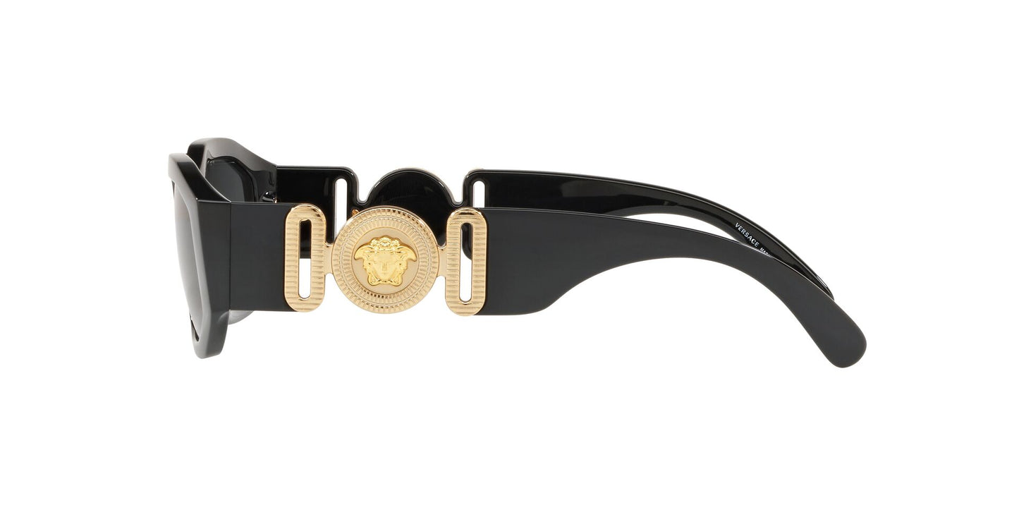 Versace VE4361 Sunglasses- Black/Grey/Gold - Curacao