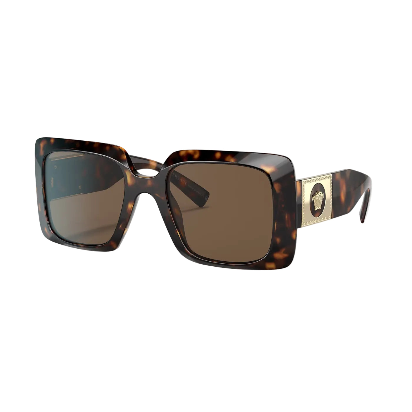 Versace Womens Dark Havana Sunglasses Versace Sunglasses Women main image 3