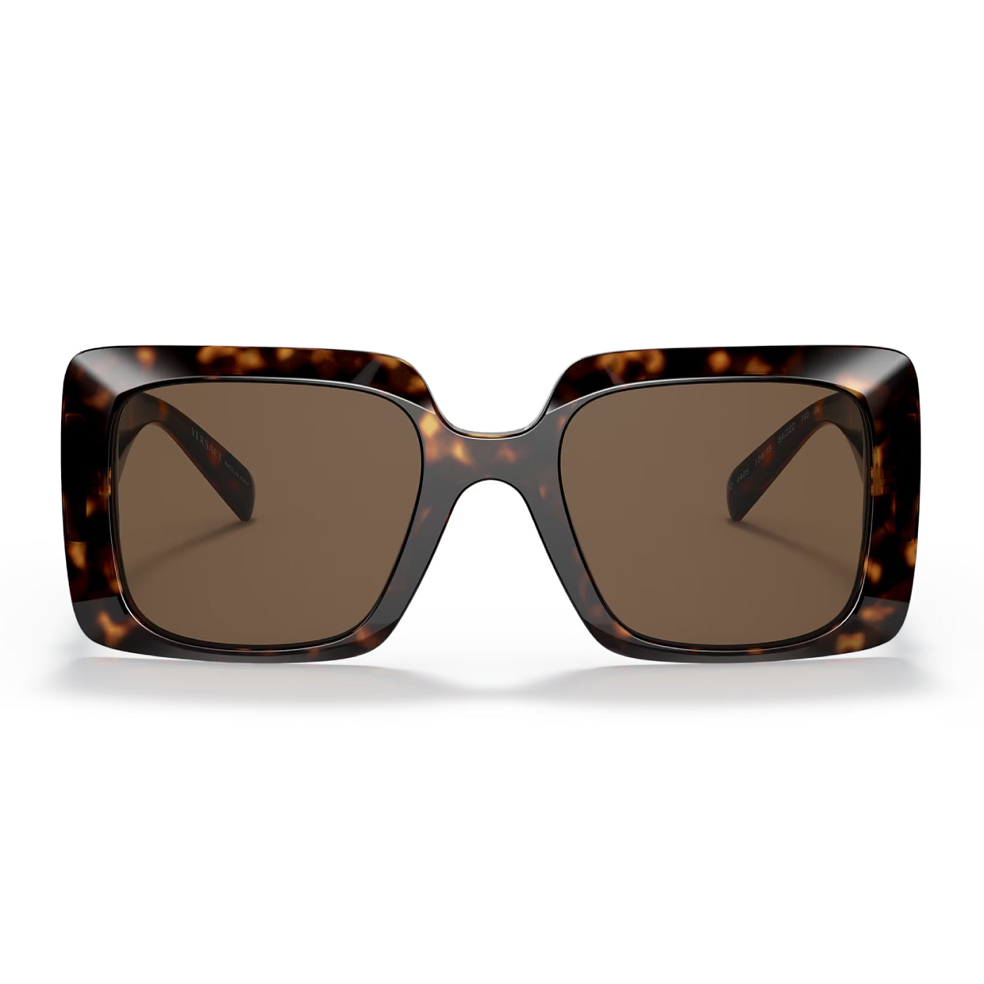 Versace Women's VE4405 Rectangle Havana Sunglasses