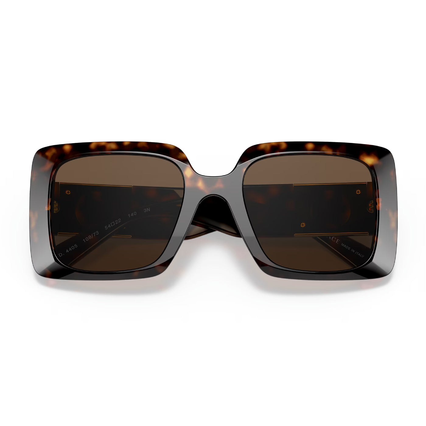 Versace Women's VE4405 Rectangle Havana Sunglasses