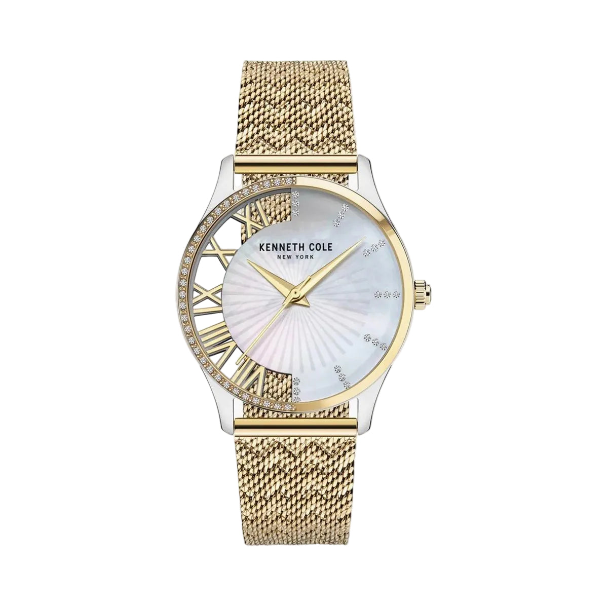 Kenneth Cole Analog White Dial Women's 34MM Watch