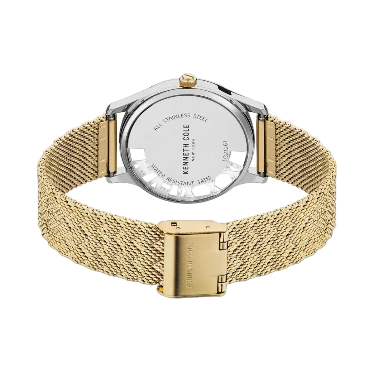 Kenneth Cole Analog White Dial Women's 34MM Watch