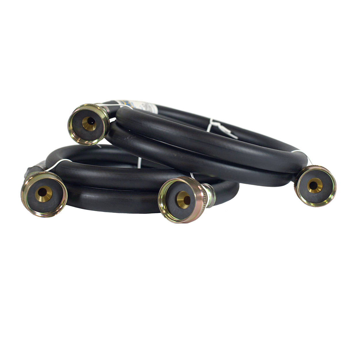 NDA 6' Washer Fill Hose Kit with Washers (Set of 2) - Black