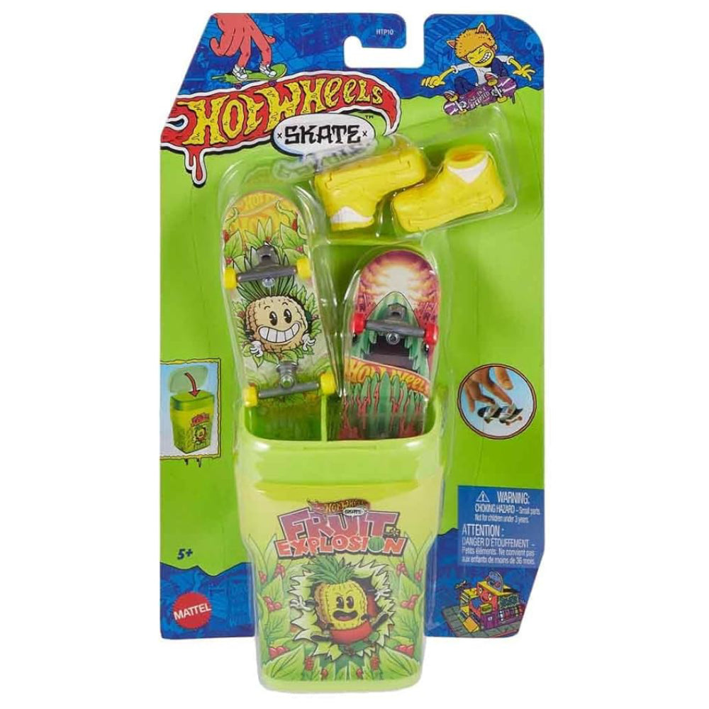 Hot Wheels Skate Gum Container with 2 Pack - Assorted Colors