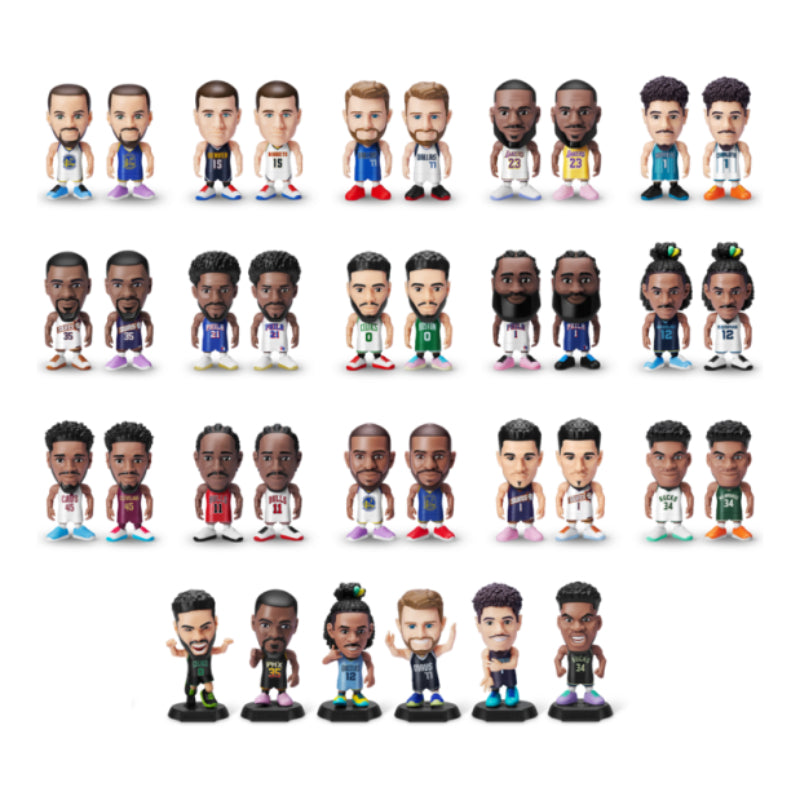 5 minifiguras sorpresa de jugadores de la NBA en cápsula misteriosa (surtido)