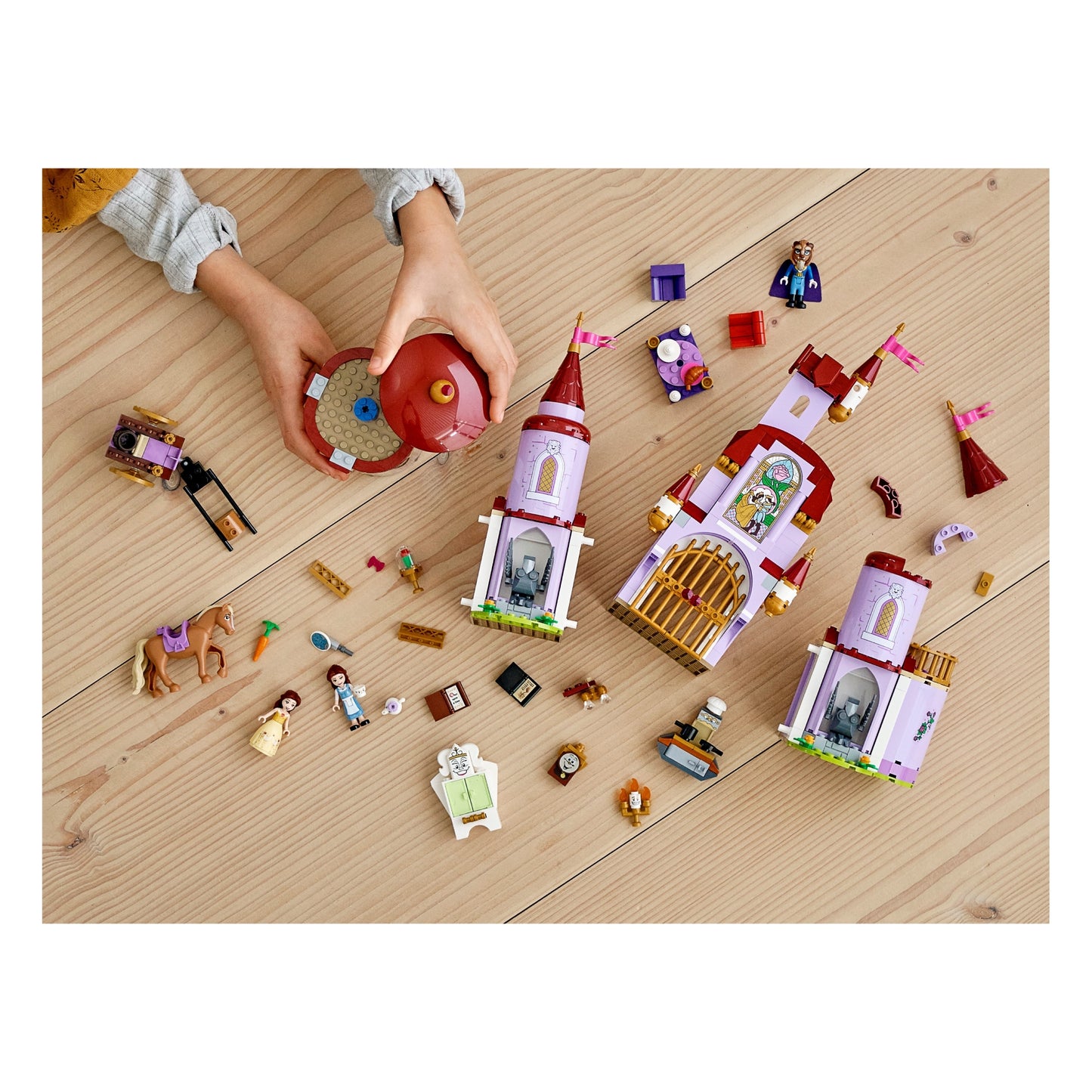 LEGO Disney Belle and the Beast's Castle Building Toy Set (505-Pieces)