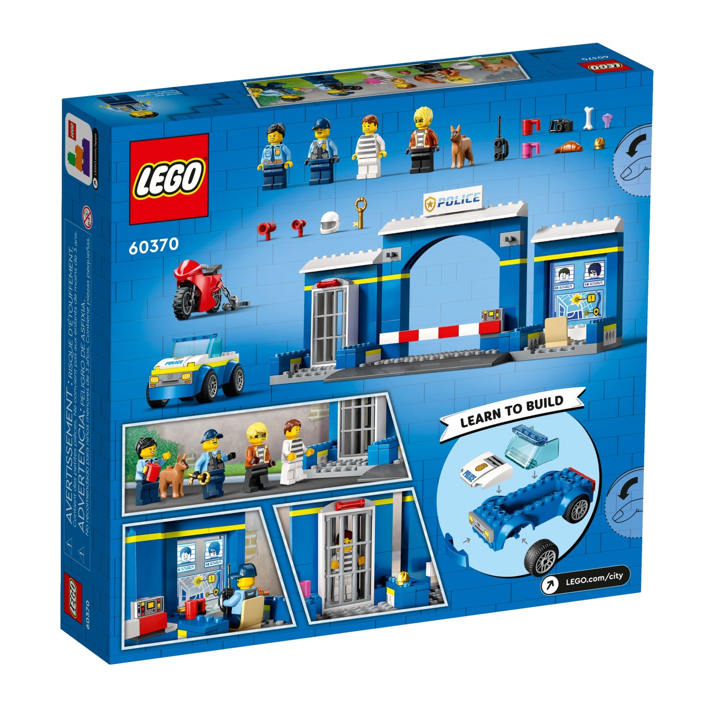 LEGO City Police Station Chase Building Toy Set (172-Pieces)