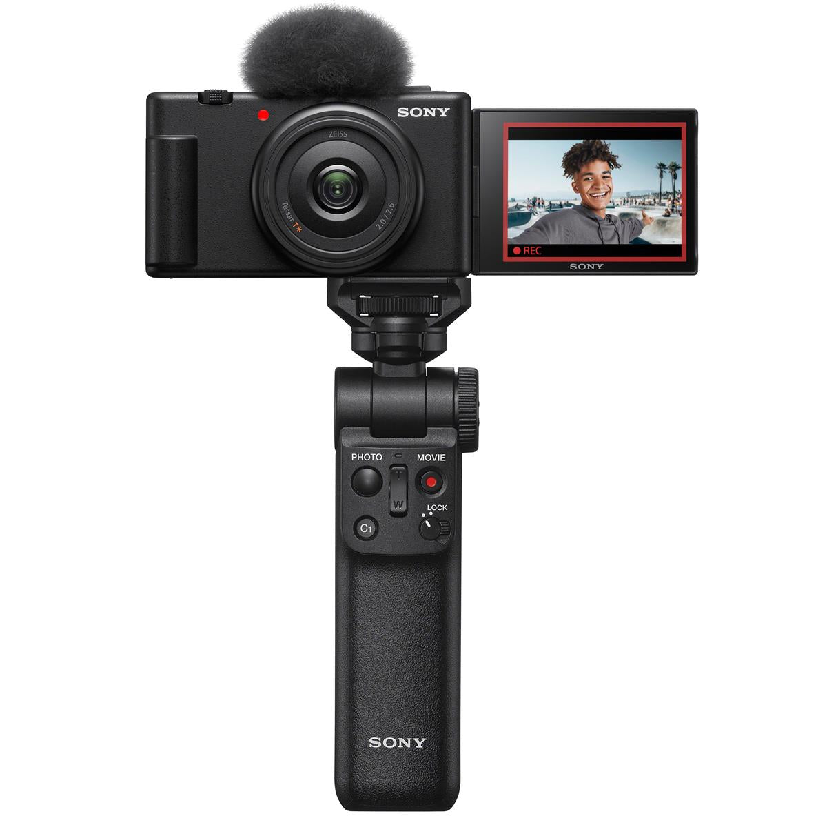 Sony ZV-1F Vlog Camera for Content Creators and Vloggers - Black