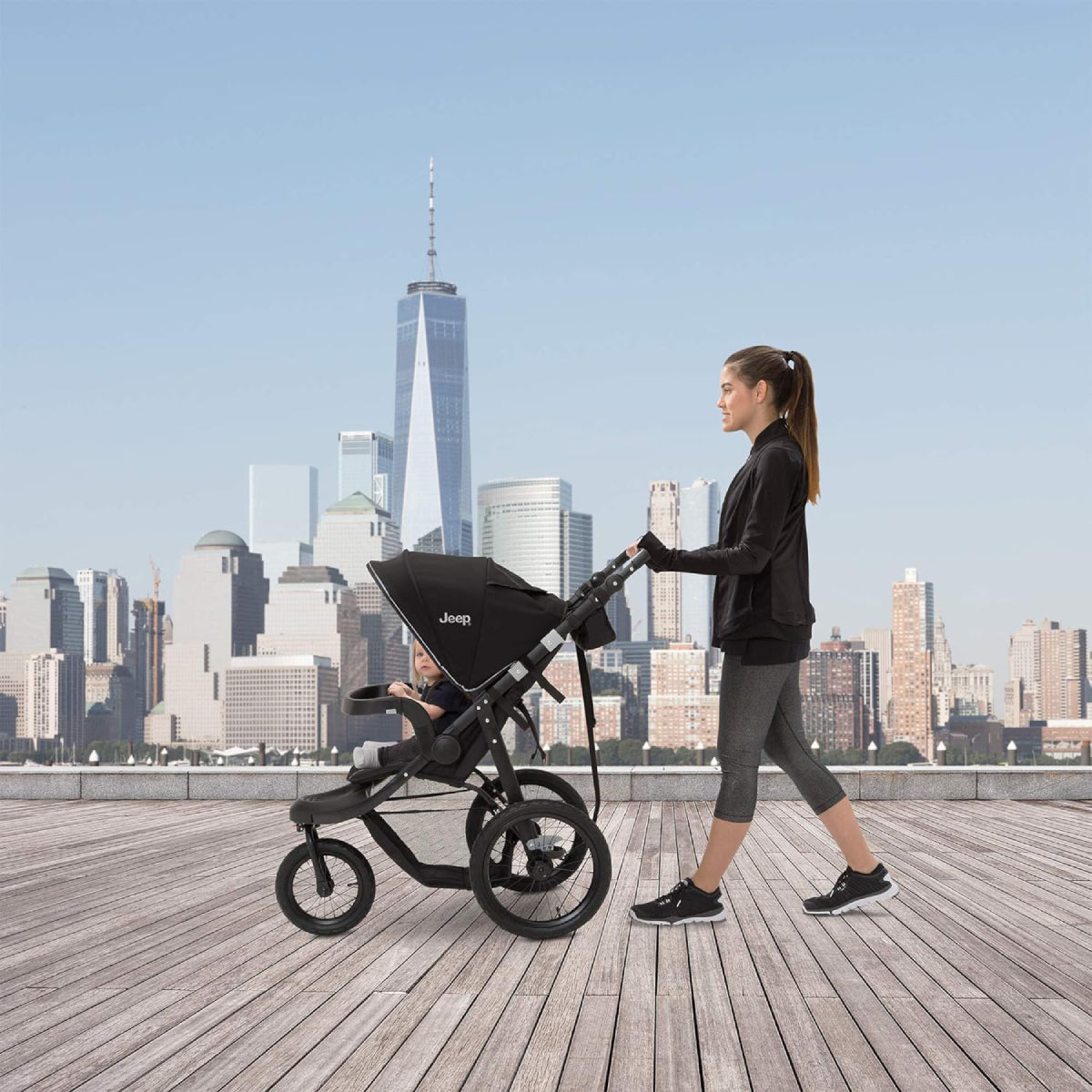 Jeep Hydro Sport Plus Jogger - Black