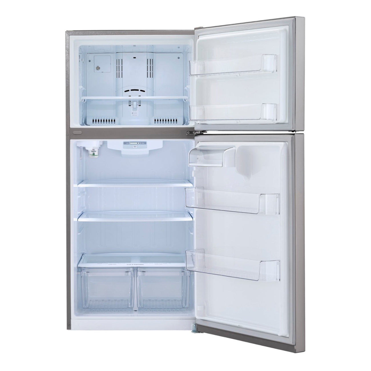 LG LRTLS2403S 24 CU FT. Top Freezer Refrigerator with Internal Water Dispenser - Stainless Steel - Curacao