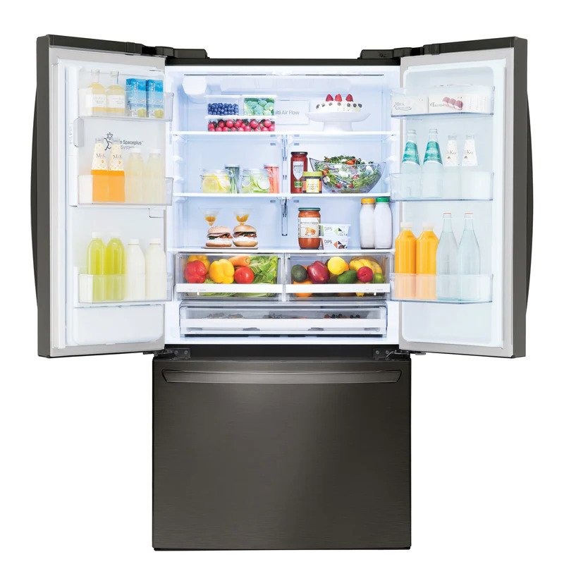 LG LRFS28XBD 28 cu. ft. 3-Door French Door Refrigerator - Black