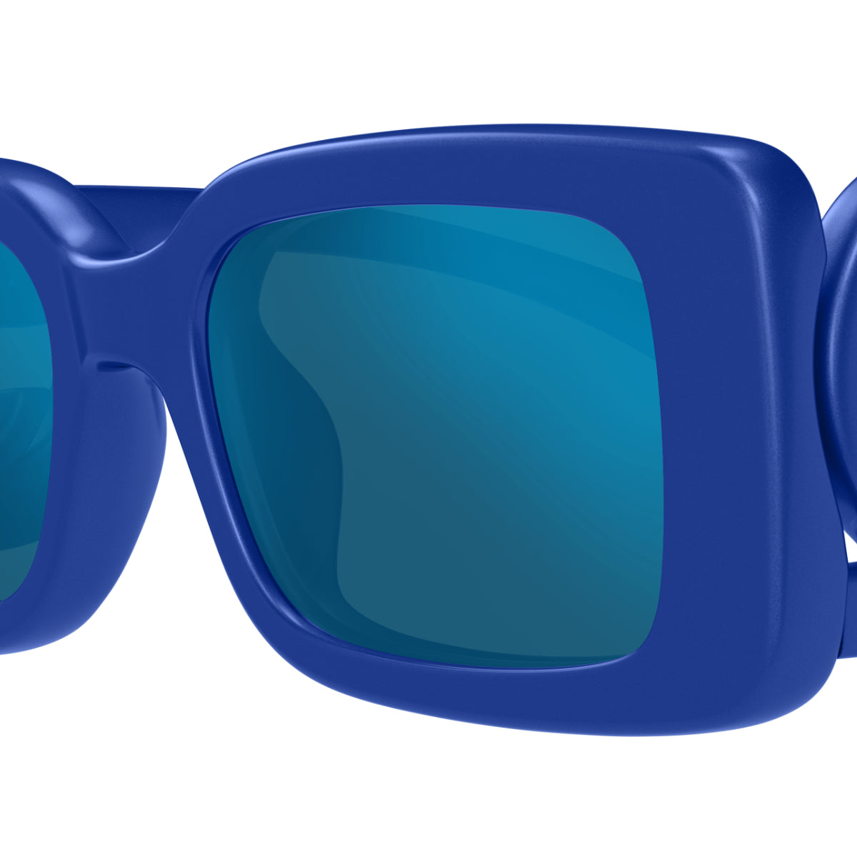 Gucci GG1325S 010 Women's Rectangle Mirrored Sunglasses