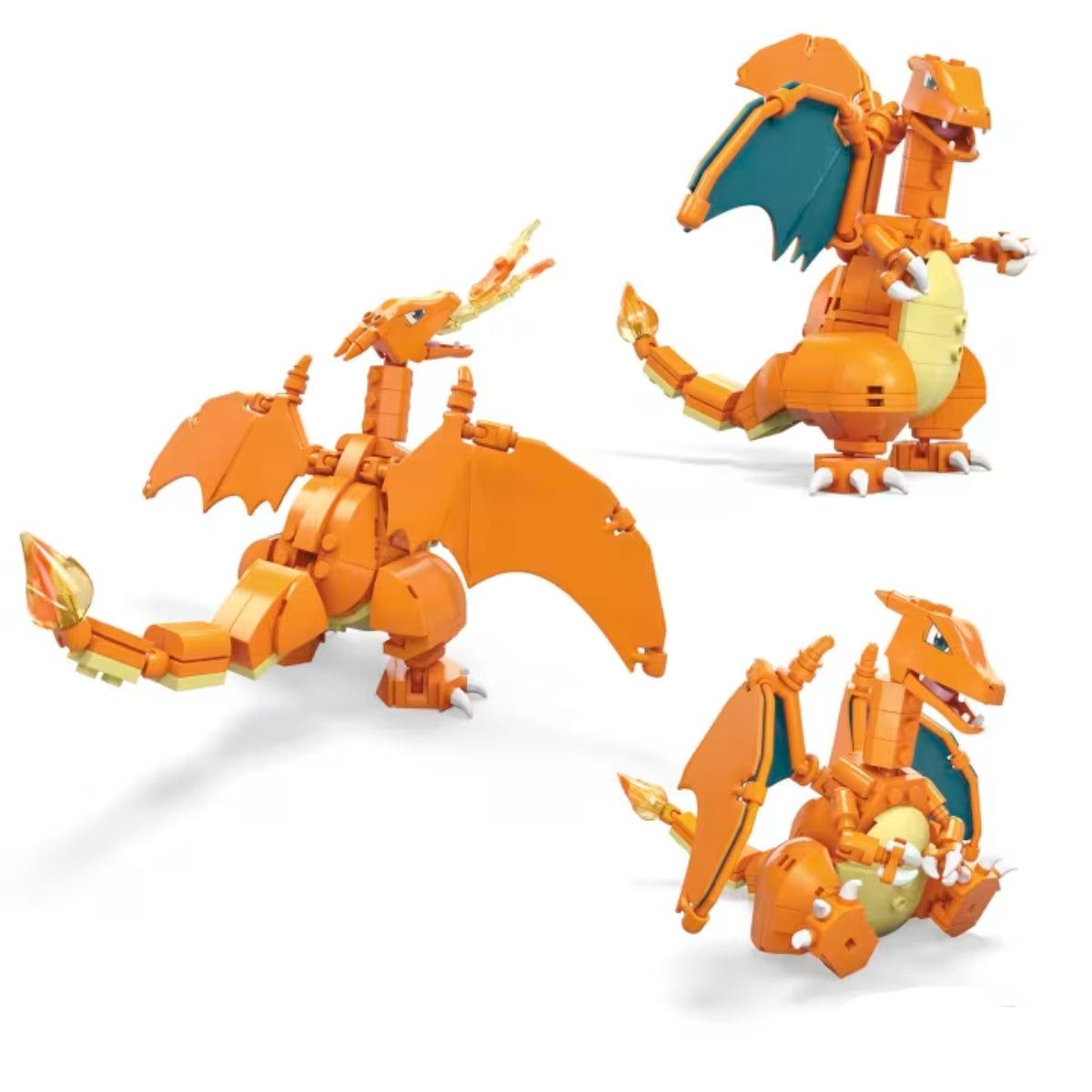 Mega Pokémon Charizard Building Toy Set (222 Pieces) - Orange