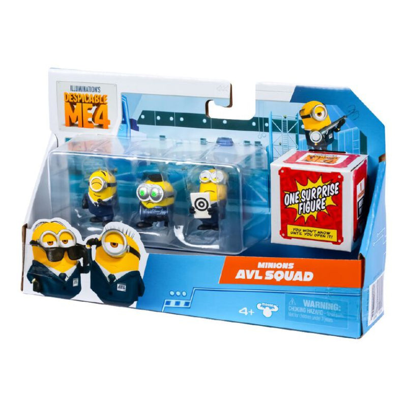 Illuminations Despicable Me 4 Minions Figure (4-Pieces) - Assorted