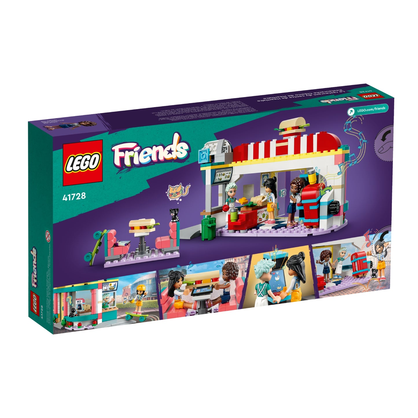 LEGO Friends Heartlake Downtown Diner Building Toy Set (346-Pieces)