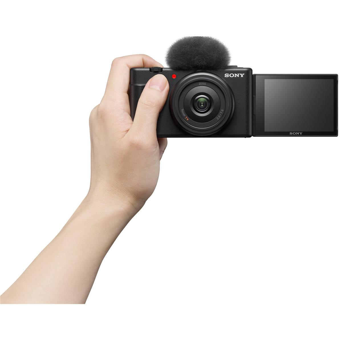 Sony ZV-1F Vlog Camera for Content Creators and Vloggers - Black
