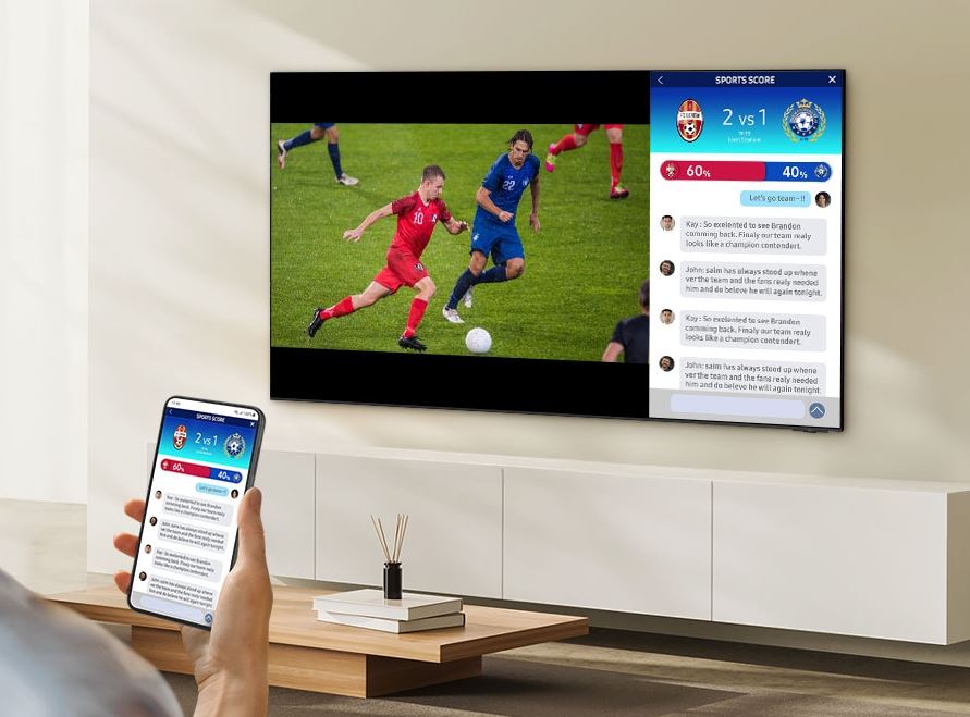 Samsung - Televisor inteligente Tizen Crystal UHD 4K de 98" serie DU9000