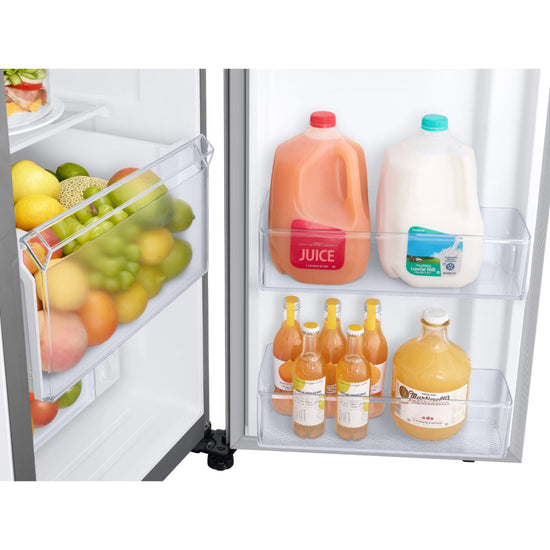 Samsung RS27T5561SR 26.7 cu. ft. Family Hub Side by Side Smart Refrigerator in Fingerprint Resistant -Stainless Steel - Curacao
