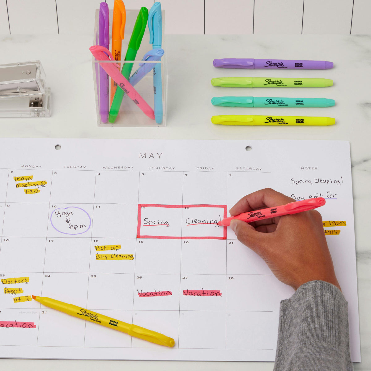 Marcadores de bolsillo con punta biselada Sharpie (juego de 12)