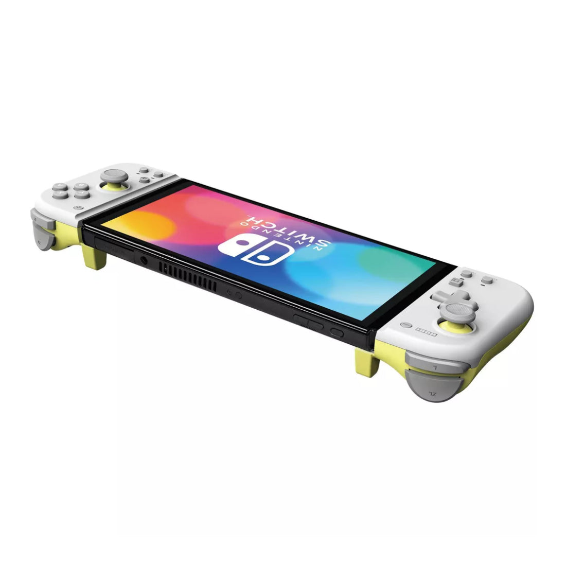 HORI Split Pad Handheld Controller for Nintendo Switch - Light Gray/Yellow