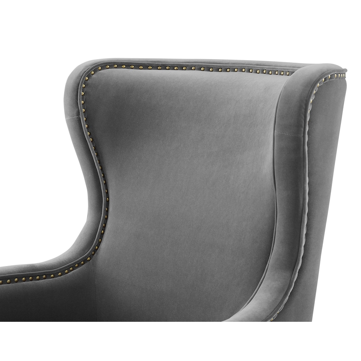 Rosco 42" Armchair Chair by Steve Silver Company - Gray
