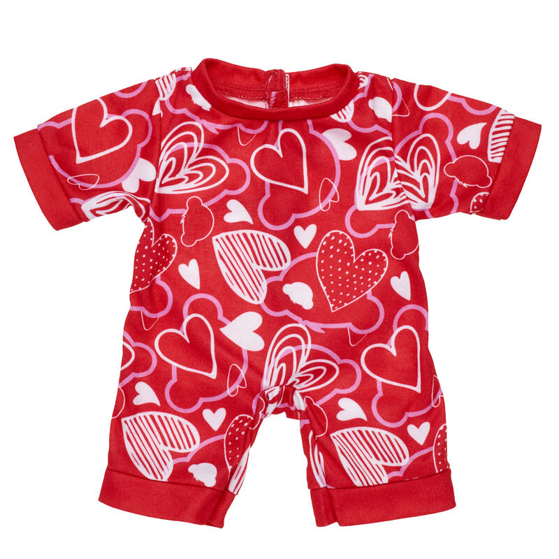 Build-A-Bear Valentine's Day PJ Sleeper for Teddy Bear - Red