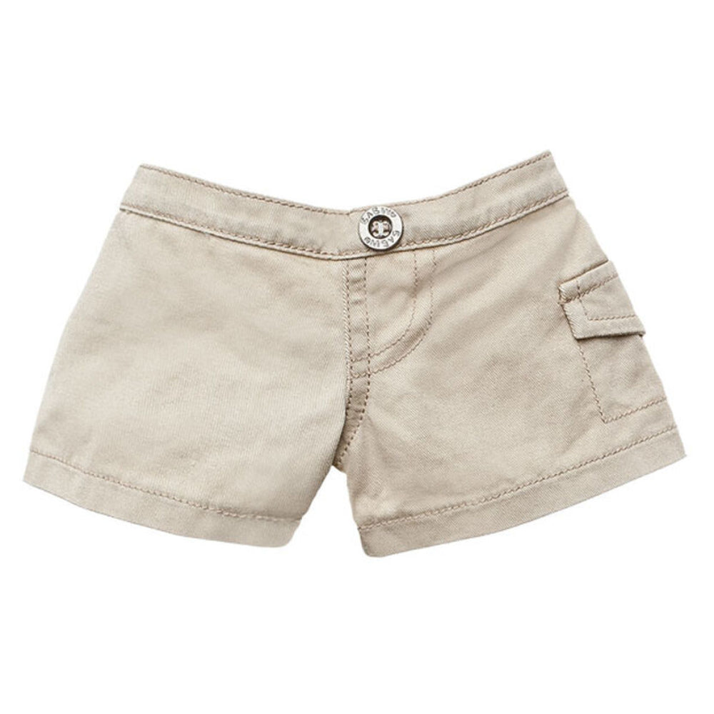Build-A-Bear Tiny Pocket Shorts for Teddy Bear - Beige