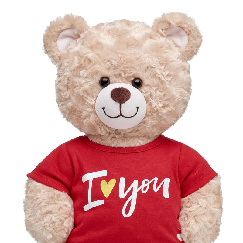 Build-A-Bear I Love You T-Shirt for Teddy Bear - Red