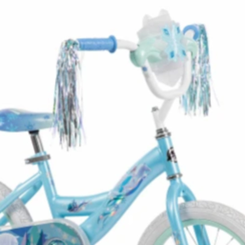 Huffy Girls 16" Frozen Bicycle with Training Wheels - Blue/White