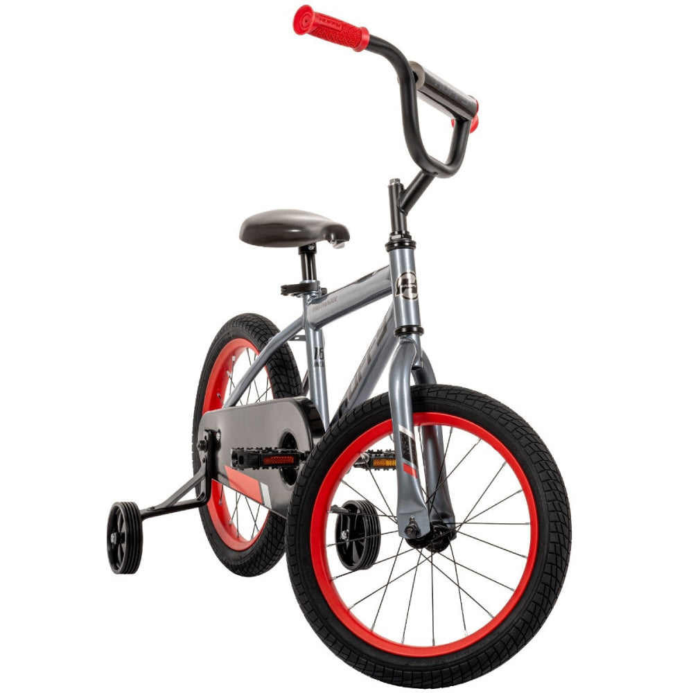Huffy Pro Thunder Boys 16" Bike with Training Wheels - Red/Gray