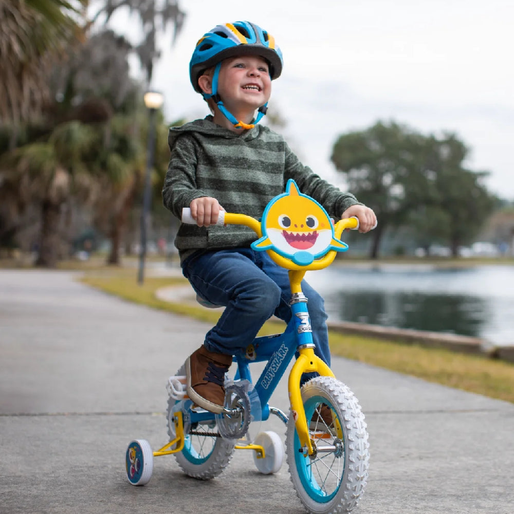 Dynacraft 12" Baby Shark Boy's Bike with Training Wheels - Blue