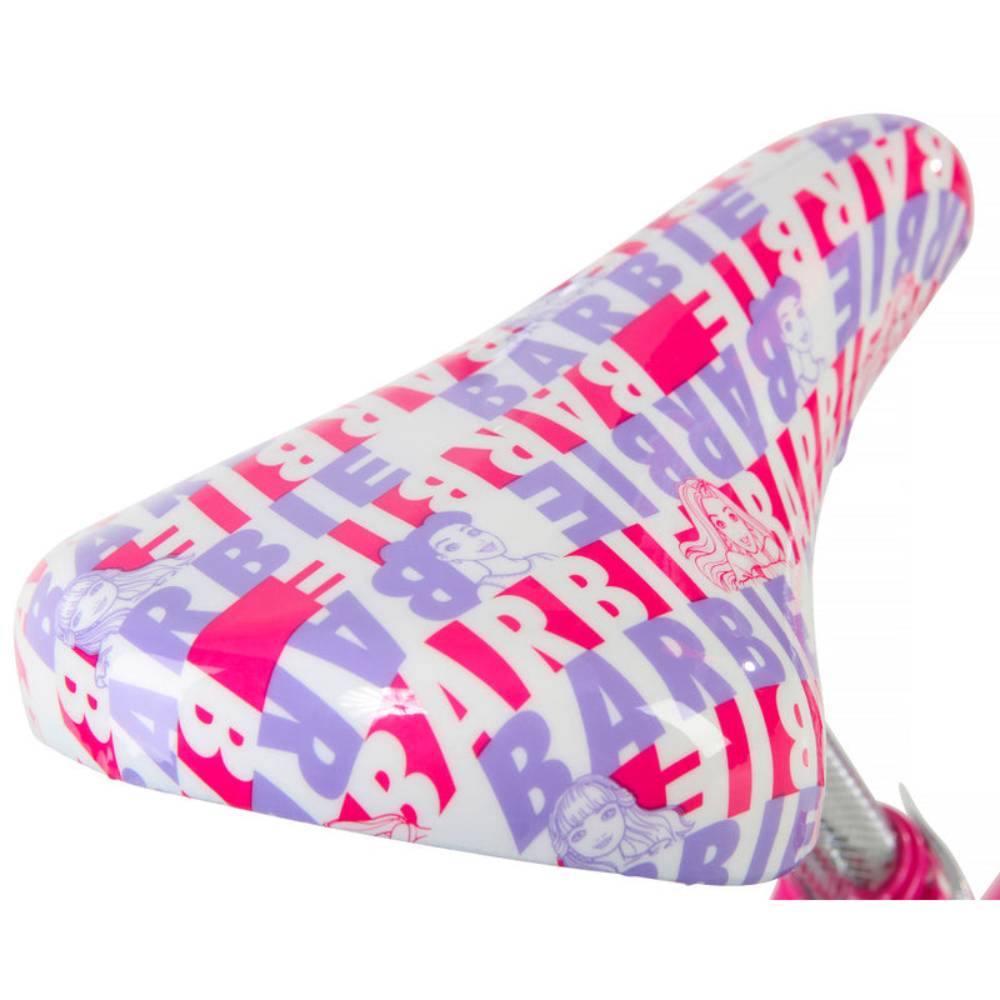 Dynacraft 16" Barbie Girl's Bike with Training Wheels - Pink/White