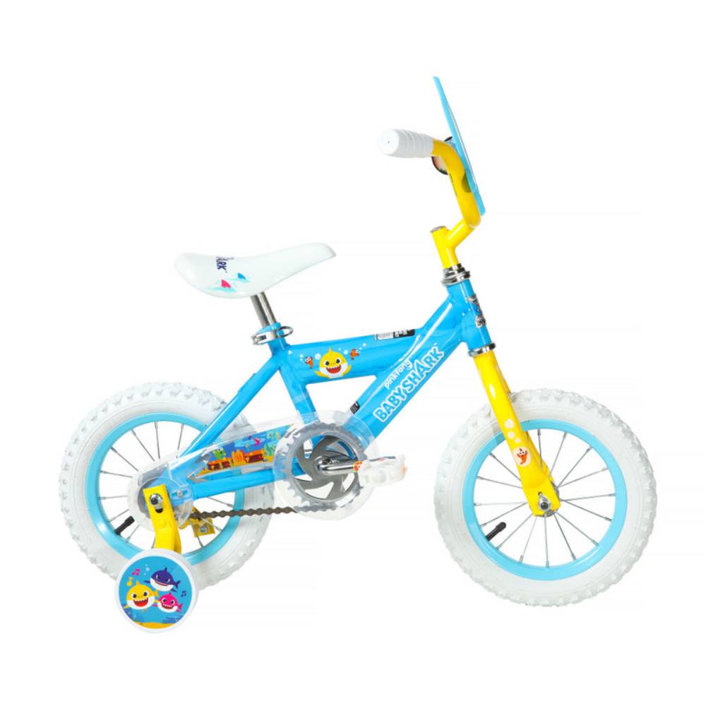 Dynacraft 12" Baby Shark Kid's Bike with Training Wheels - Blue