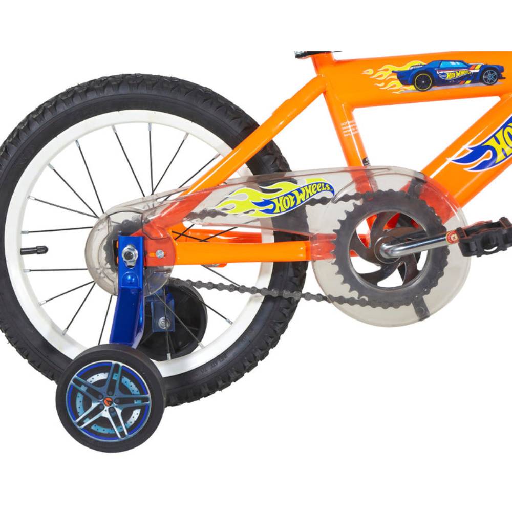 Dynacraft 16" Hot Wheels Kid's Bike with Training Wheels - Orange